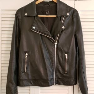Classic Faux Leather Jacket